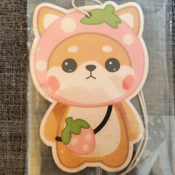Bouroki Cute Cartoon Shiba Inu Series Car Air Fresheners in 5 Different Scents - Picture 3 of 15